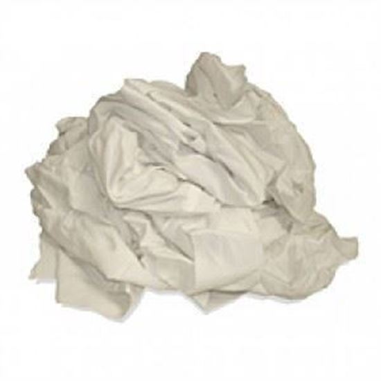 Picture of White Bleach Cotton Rags
