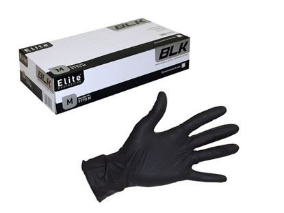 Picture of Elite Black Exam Grade Textured Glove
