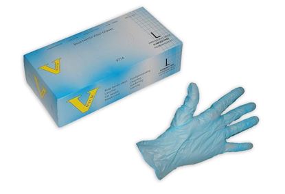 Picture of Vinyl Blue Nitrile Industrial Grade Glove