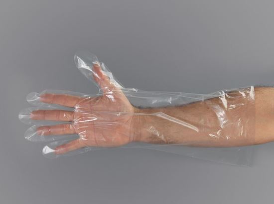 Picture of Low Density Embossed Elbow Length Glove