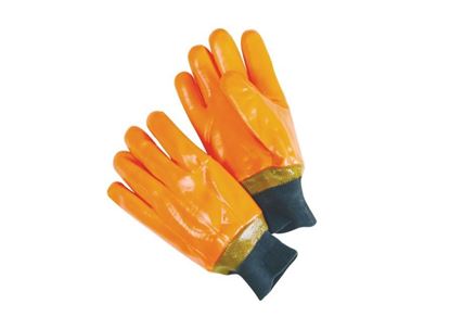 Picture of Fluorescent Orange Foam Lined Glove - Smooth Finish