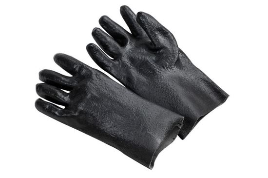 Picture of Black Dip Glove - 12 Inch Gauntlett Cuff Rough Finish