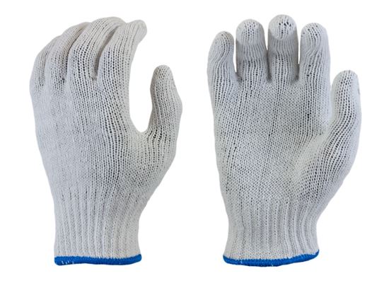 Picture of Bleached White String Knit Gloves