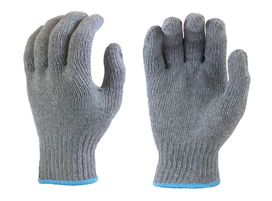 Picture of Grey Cotton/Poly String Knit Gloves