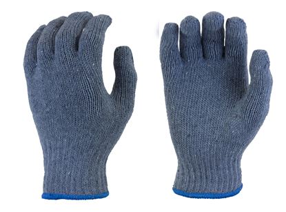 Picture of Gray Cotton String Knit Gloves - Cotton/Polyester