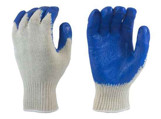Picture of Blue Latex Coated Palm - Natural Color Knit Liner