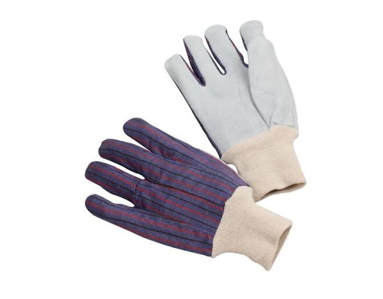 Picture of Clute Pattern Leather Palm Glove - Cotton Lining Women