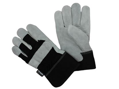 Picture of Cow Split Leather Palm Gloves - Thinsulate® Lined Black Fabric