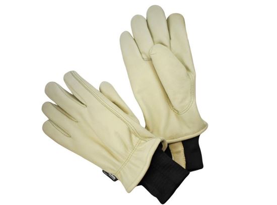 Picture of Pig Grain Leather Driver Gloves - Water Proof PE Liner