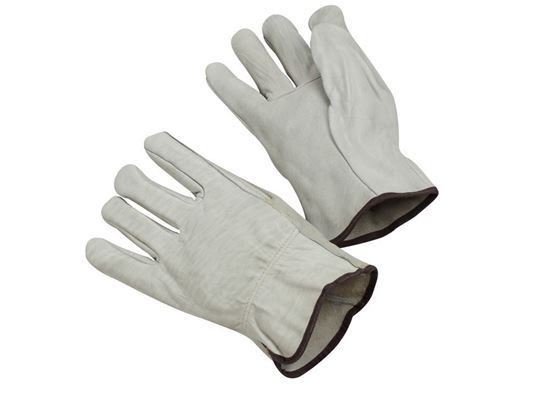 Picture of Cow Grain Leather Driver Gloves - Unlined Straight Thumb
