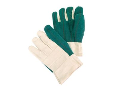 Picture of Heavyweight Green Hot Mill Gloves - Band Top