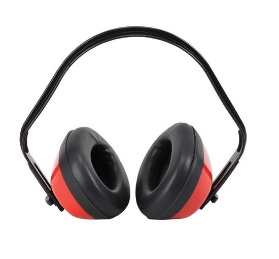 Picture of Ear Muffs with Red Ear Cups - NRR 20db