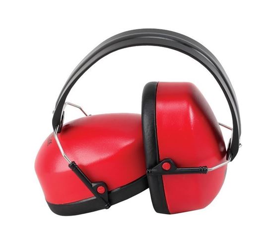 Picture of Ear Muffs with Red Ear Cups - NRR 27db