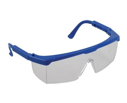 Picture of Valiant Safety Glasses - Blue Frames Clear Lens