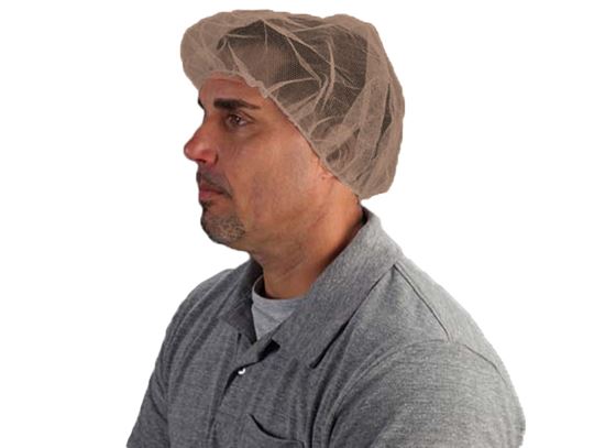 Picture of 18 Inch Brown Nylon Hair Net