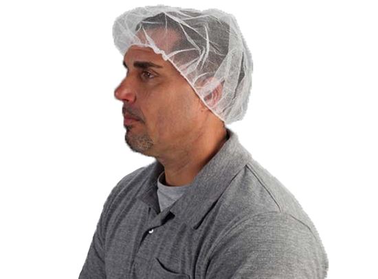 Picture of 21 Inch White Nylon Hair Net