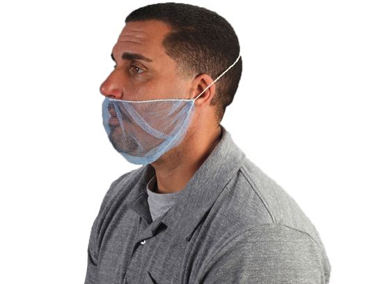 Picture of Blue Nylon Beard Cover - Universal Size