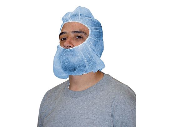 Picture of Beard and Hair Cover Combos - 21 Inches Blue