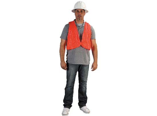 Picture of Orange Shield Safety Vest - Front String Tie
