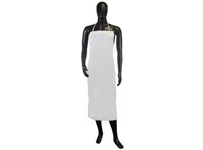 Picture of White Aprons with Adjustable Strings - 6 mil 35 x 45 Inches