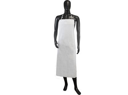 Picture of White Aprons with Adjustable Strings - 8 mil 35 x 45 Inches