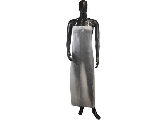 Picture of Clear Aprons with Adjustable Strings - 12 mil 35 x 50 Inches