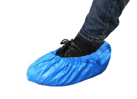 Picture of Blue PE Coated Polypropylene Shoe Covers - X Large