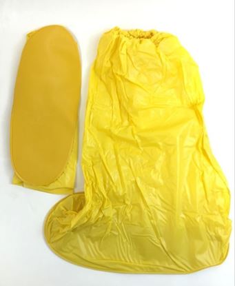 Picture of Yellow PVC Shoe Covers - Over the Shoe 20 Inches