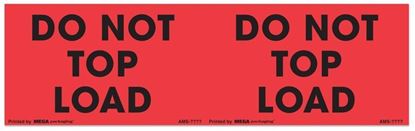 Picture of Do Not Top Load Red - Printed Labels