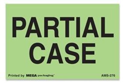 Picture of Partial Case - Green Printed Labels 2 x 3