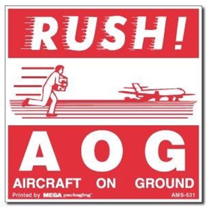Picture of Rush Aircraft On Ground - Printed Labels
