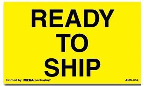 Picture of Ready To Ship - Yellow Printed Labels