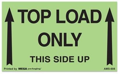 Picture of Top Load Only  - Green Printed Labels