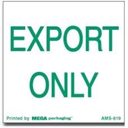 Picture of Export Only - Printed Labels