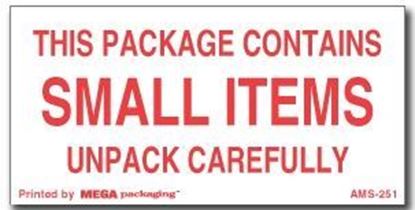 Picture of Package Small Items - Printed Labels