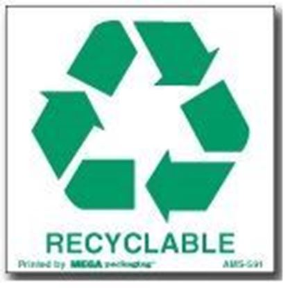 Picture of Recyclable - Green and White Printed Labels