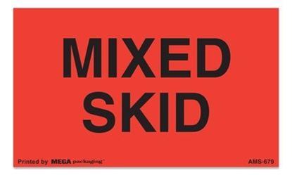 Picture of Mixed Skid - Red Printed Labels