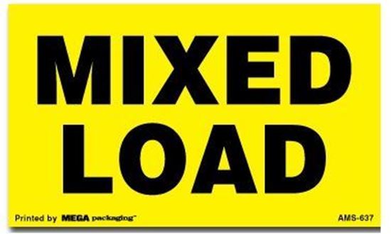 Picture of Mixed Load - Yellow Printed Labels