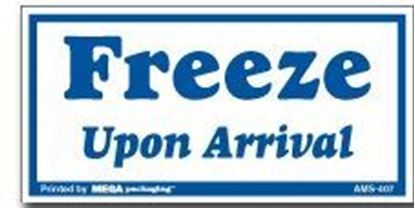 Picture of Freeze Upon Arrival - Printed Label