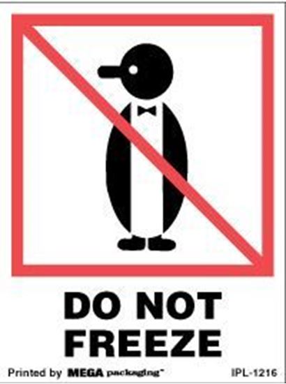 Picture of Do Not Freeze - Printed Label 3 x 4