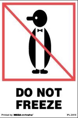Picture of Do Not Freeze - Printed Label 4 x 6