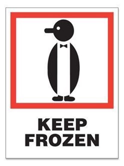 Picture of Keep Frozen - Red and Black Printed Label