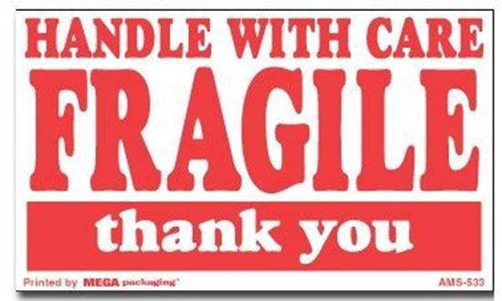 Picture of Handle With Care Fragile Thank You