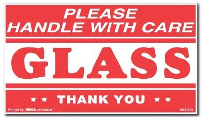 Picture of Please Handle With Care Glass Thank You