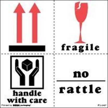 Picture of Fragile Handle With Care No Rattle Two Arrows Up