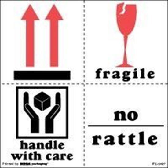 Picture of Fragile Handle With Care No Rattle Two Arrows Up