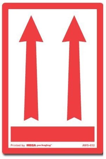 Picture of Two Arrows Up - Red