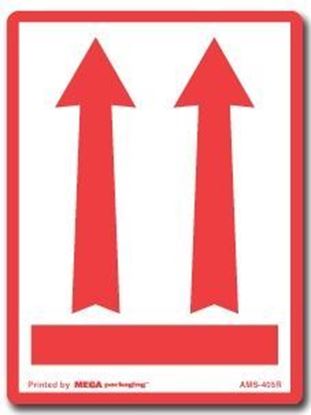 Picture of Two Arrows with Underline - Red