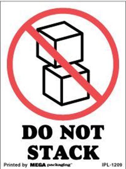 Picture of Do Not Stack 3 x 4