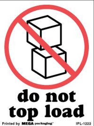 Picture of Do Not Top Load 3 x 4